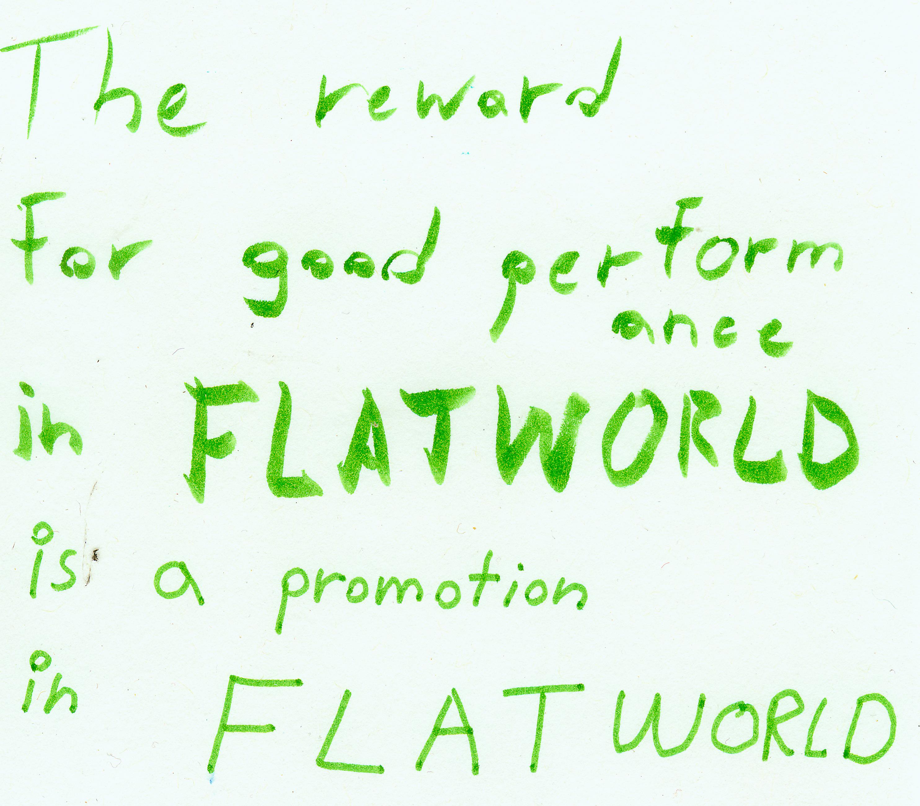 flatworld thought